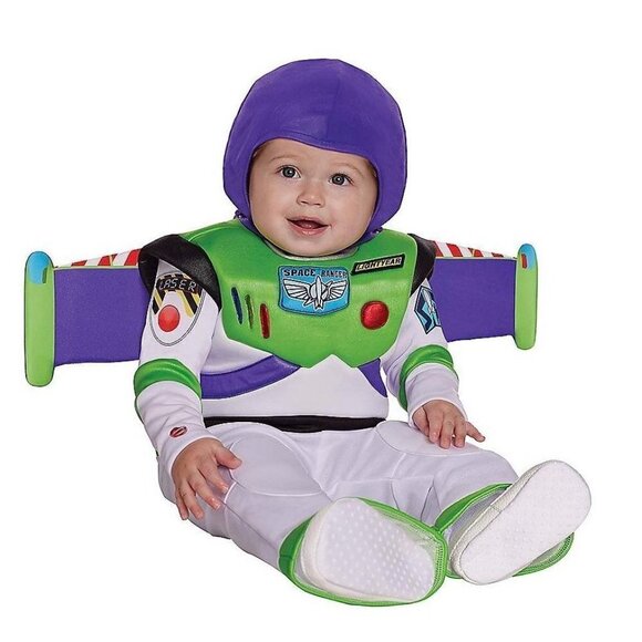 Sprit Halloween Baby Buzz Lightyear Toy Story One Piece Costume  Sz 18-24 Months - Picture 2 of 8